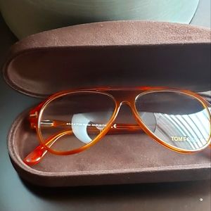 Tom Ford Tortoise Aviator Glasses